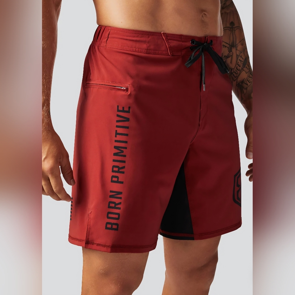 Born Primitive American Defender Short Tie 3.0 Board Shorts Size 35/36 X 9